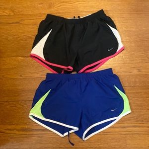 2 pairs womens size small Nike shorts